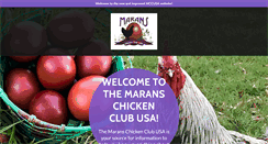 Desktop Screenshot of maranschickenclubusa.com